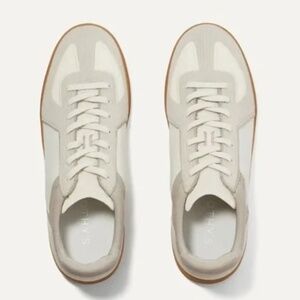 Rothy’s RS01 Men’s Sneaker, Cream & Tan, Size 10.5